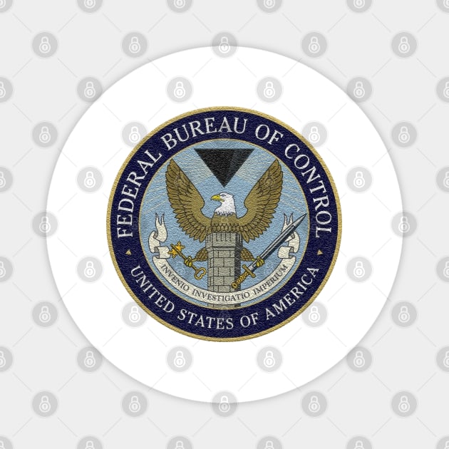 Federal Bureau of Control | Control Game Logo | Clean Logo Magnet by OrionBlue